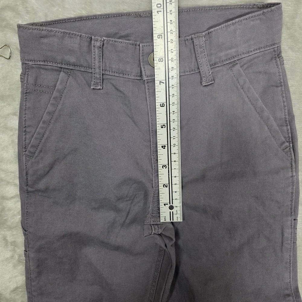 The Childrens Place Canvas Carpenter Pants Boys Size 6 Tempest Gray NEW Outdoors